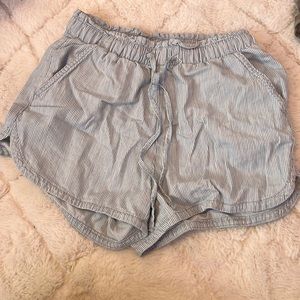 Striped flowy shorts- American Eagle